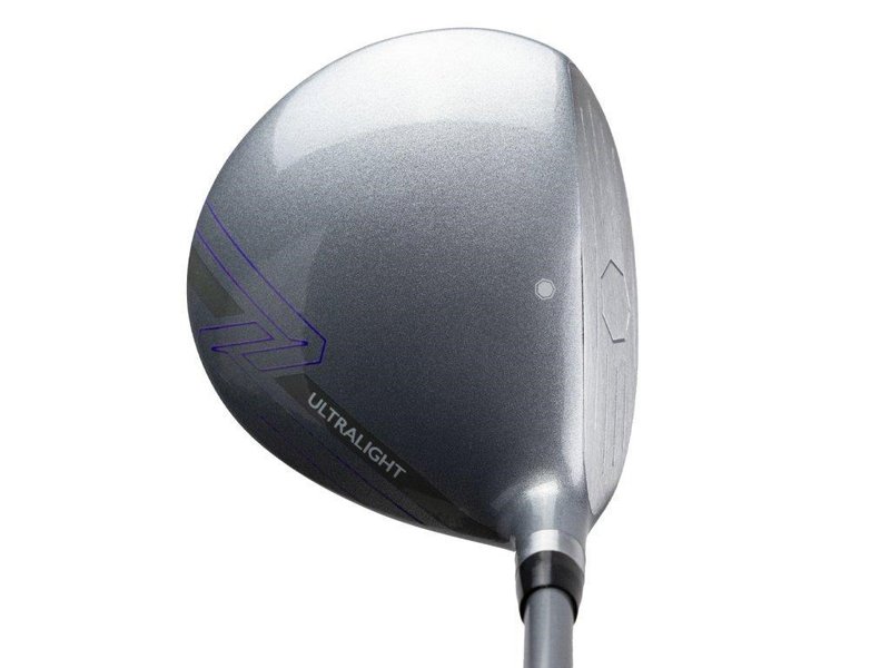 U.S. Kids Golf UL7-54 (137cm) W15 5-Club junior golfset + stand bag, zwart/paars