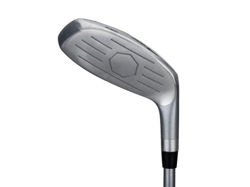 U.S. Kids Golf UL7-54 (137cm) W15 5-Club junior golfset + stand bag, zwart/paars