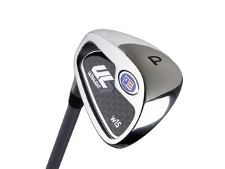 U.S. Kids Golf UL7-54 (137cm) W15 5-Club junior golfset + stand bag, zwart/paars
