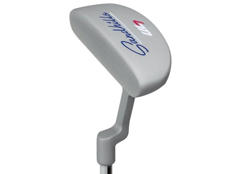 U.S. Kids Golf UL7-54 (137cm) W15 5-Club junior golfset + stand bag, zwart/paars