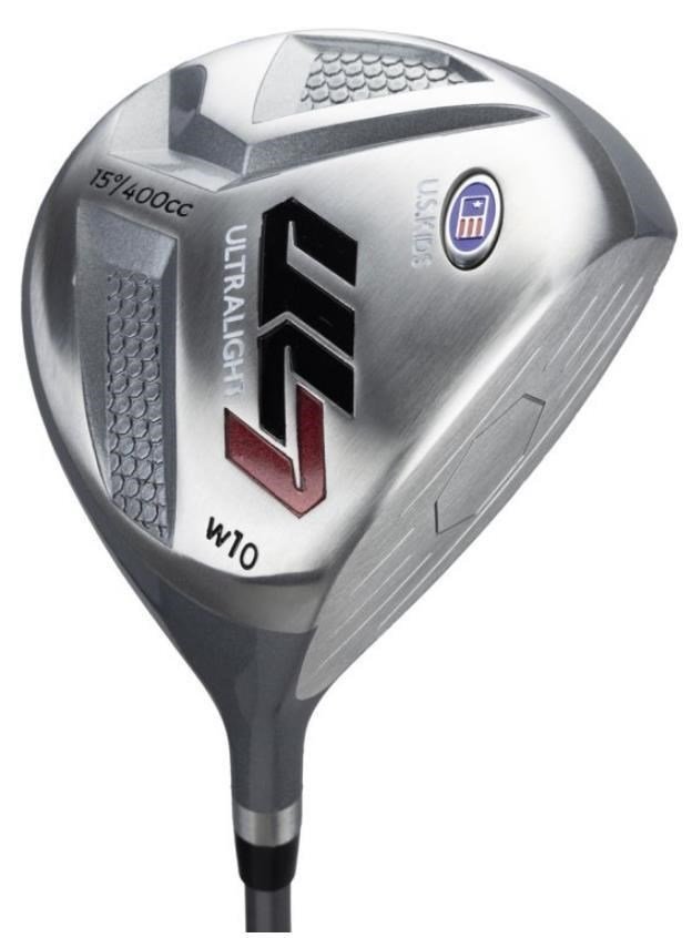 U.S. Kids Golf UL7-60 (152cm) W10 5-Club junior golfset + stand bag, zwart/donkerrood