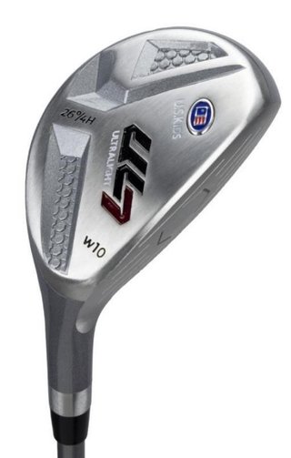 U.S. Kids Golf UL7-60 (152cm) W10 5-Club junior golfset + stand bag, zwart/donkerrood