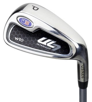 U.S. Kids Golf UL7-60 (152cm) W10 5-Club junior golfset + stand bag, zwart/donkerrood