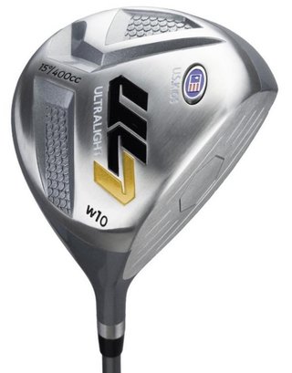 U.S. Kids Golf UL7-63 (160cm) W10 junior golfset, grafiet, + standtas, zwart/goud