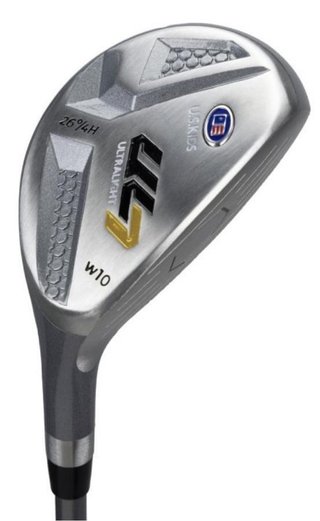 U.S. Kids Golf UL7-63 (160cm) W10 junior golfset, grafiet, + standtas, zwart/goud