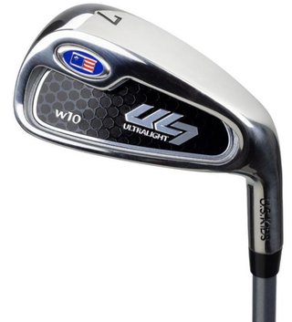 U.S. Kids Golf UL7-63 (160cm) W10 junior golfset, grafiet, + standtas, zwart/goud