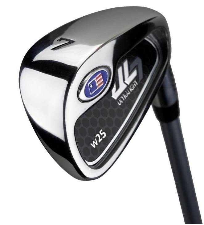 U.S. Kids Golf UL7-42 (107cm) W25 4-Club junior golfset + stand bag, wit/roze