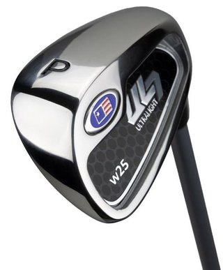 U.S. Kids Golf UL7-42 (107cm) W25 4-Club junior golfset + stand bag, wit/roze