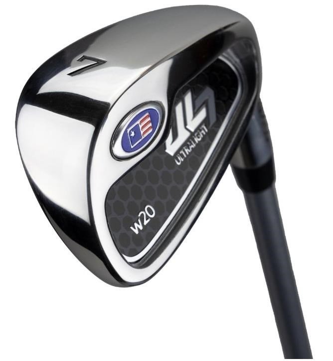 U.S. Kids Golf UL7-48 (122cm) W20 5-Club junior golfset + stand bag, navy/rood/wit