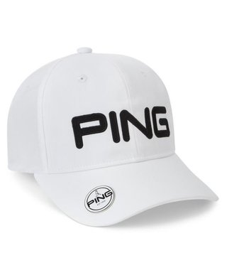 PING Ball Marker heren pet, wit - 3 PACK
