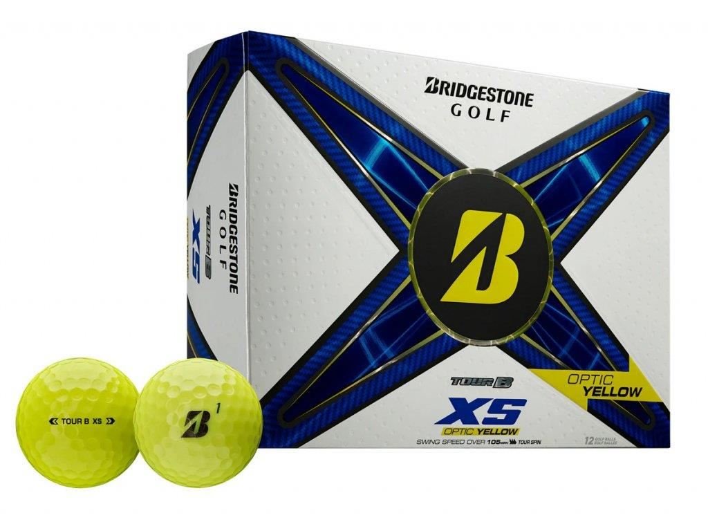 Bridgestone Tour B XS golfballen, geel