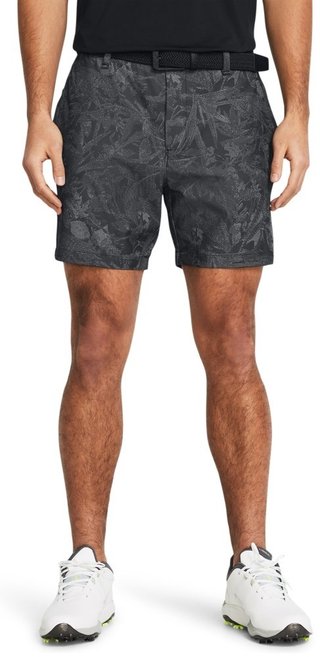 Under Armour Iso-Chill Printed 7 heren shorts, black/halo gray