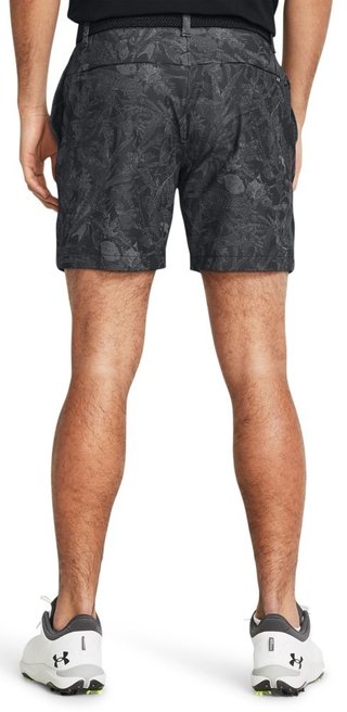 Under Armour Iso-Chill Printed 7 heren shorts, black/halo gray