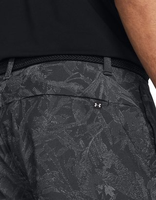 Under Armour Iso-Chill Printed 7 heren shorts, black/halo gray