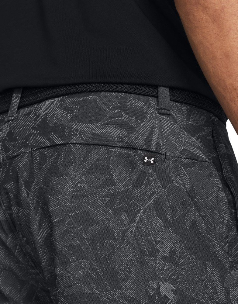 Under Armour Iso-Chill Printed 7 heren shorts, black/halo gray