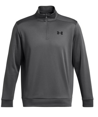 Under Armour Fleece 1/4 Zip heren sweatshirt, castlerock/black