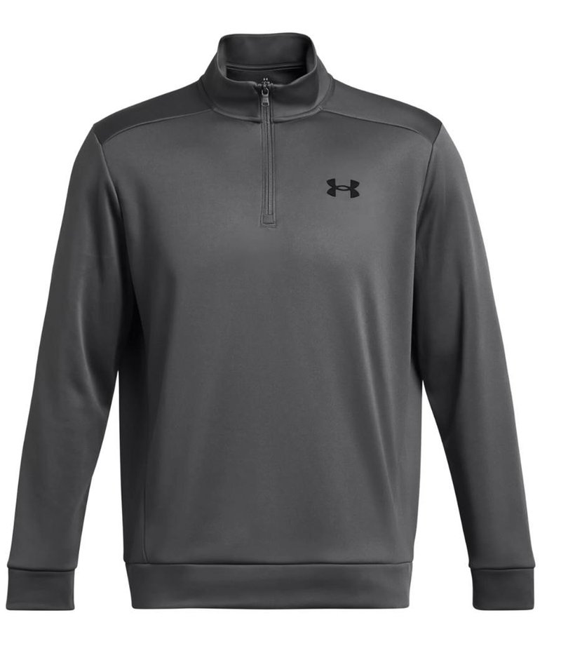 Under Armour Fleece 1/4 Zip heren sweatshirt, castlerock/black