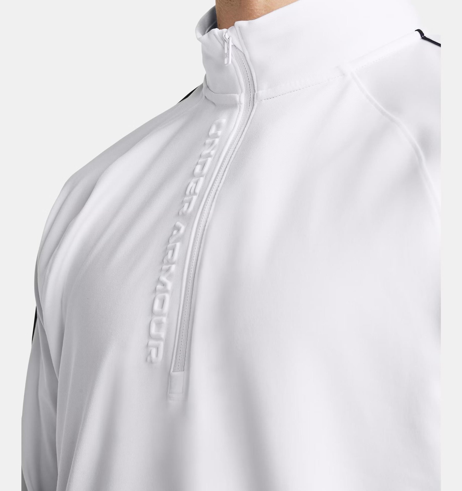 Under Armour Storm Midlayer 1/2 Zip heren sweater, wit/midnight navy
