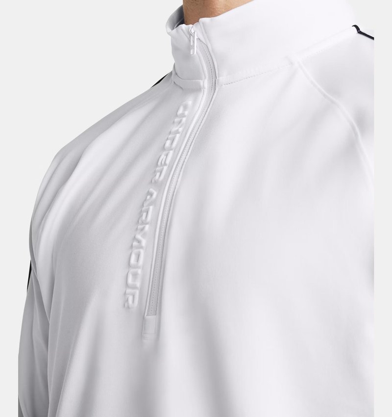 Under Armour Storm Midlayer 1/2 Zip heren sweater, wit/midnight navy