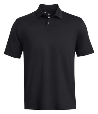 Under Armour T2G heren polo, zwart/pitch gray