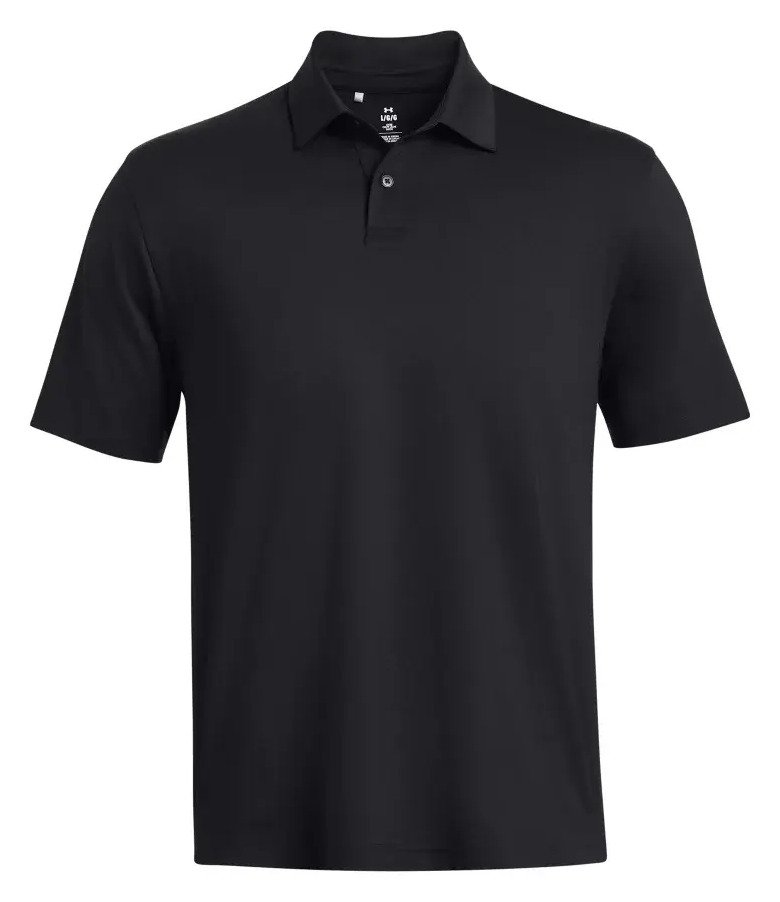 Under Armour T2G heren polo, zwart/pitch gray