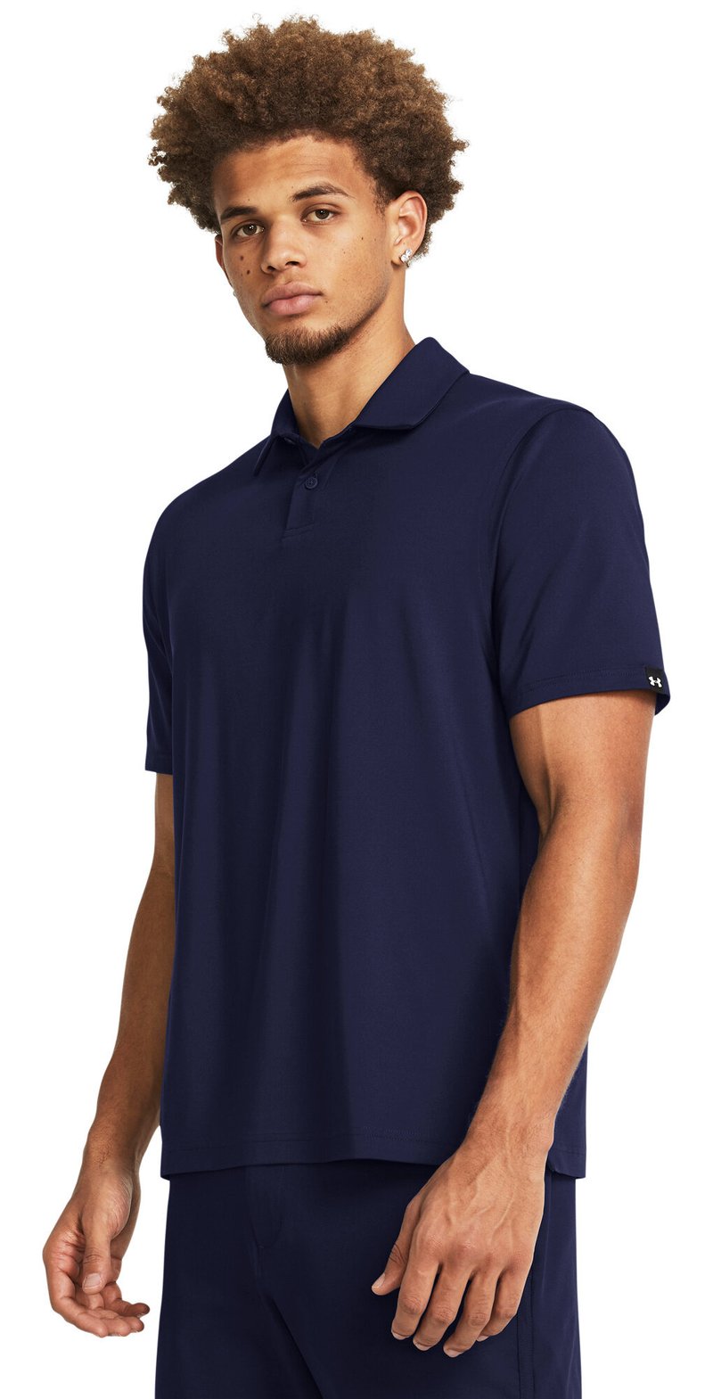 Under Armour T2G heren polo, midnight navy/pitch gray