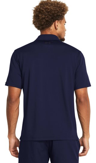 Under Armour T2G heren polo, midnight navy/pitch gray