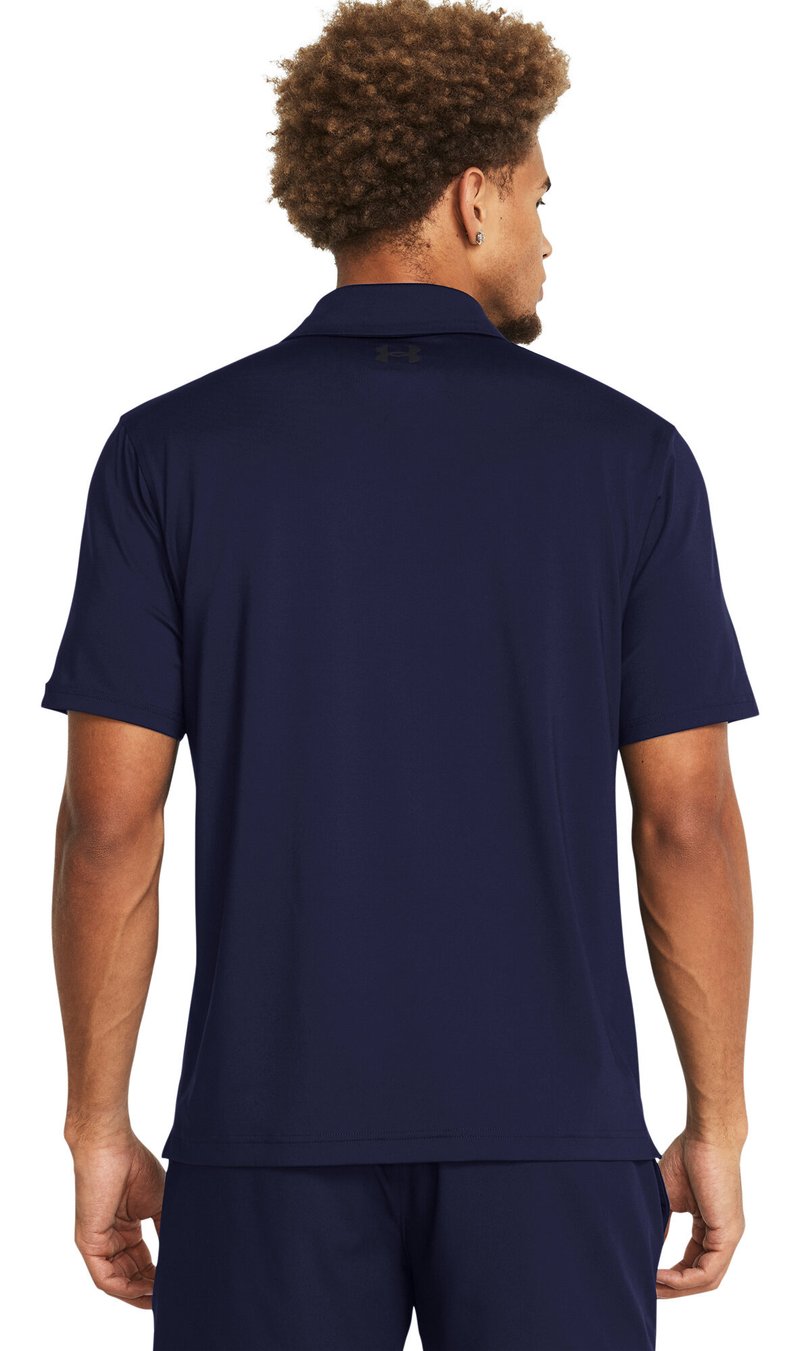 Under Armour T2G heren polo, midnight navy/pitch gray