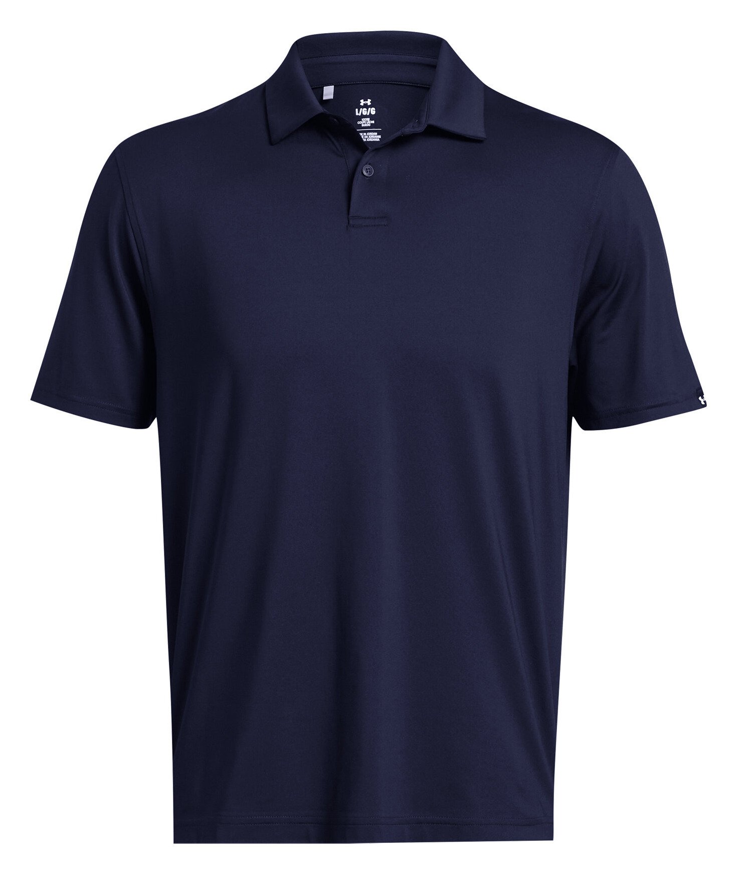 Under Armour T2G heren polo, midnight navy/pitch gray