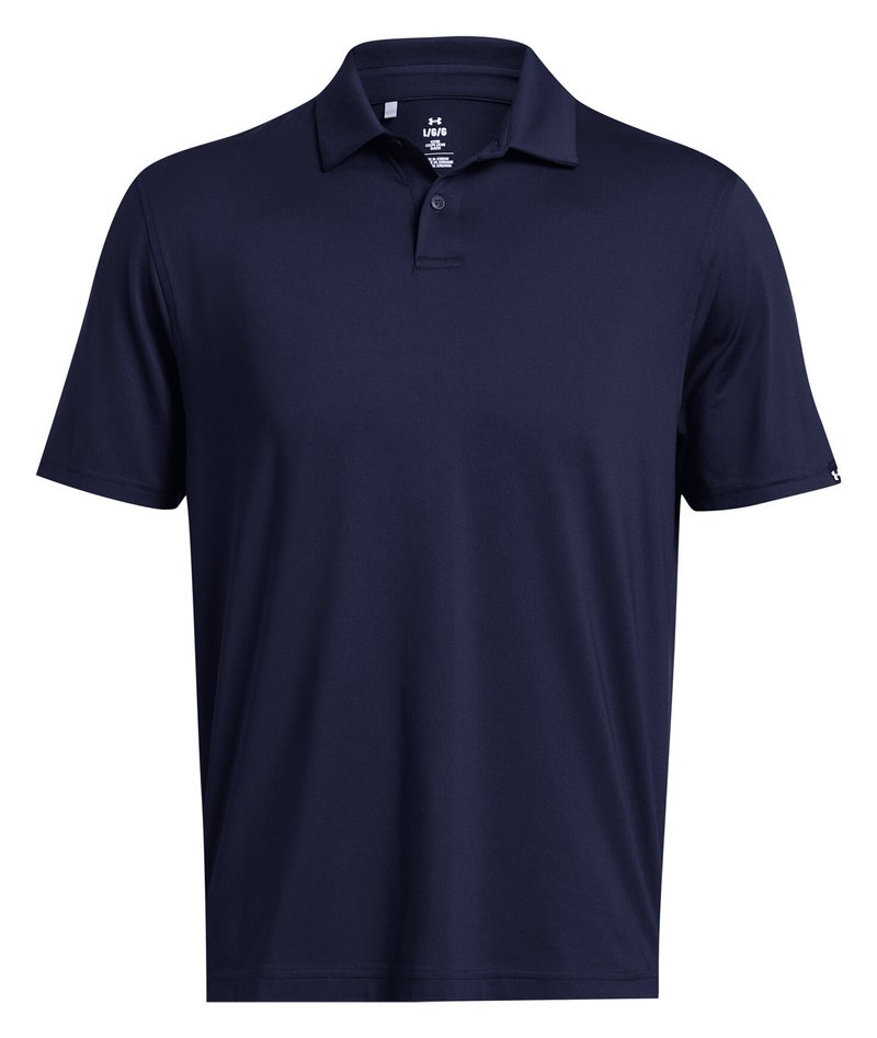 Under Armour T2G heren polo, midnight navy/pitch gray