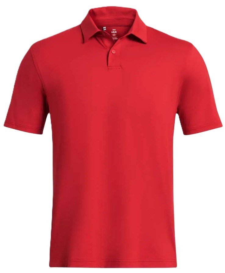 Under Armour T2G LB heren polo, rood/zwart