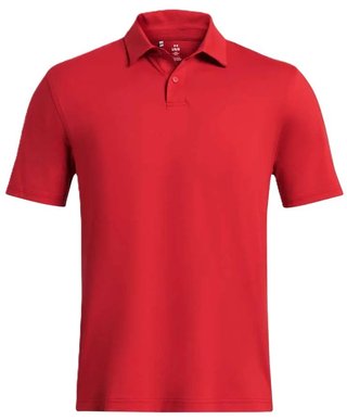 Under Armour T2G LB heren polo, rood/zwart