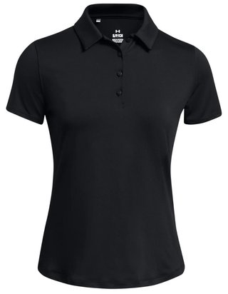 Under Armour Playoff dames polo, zwart