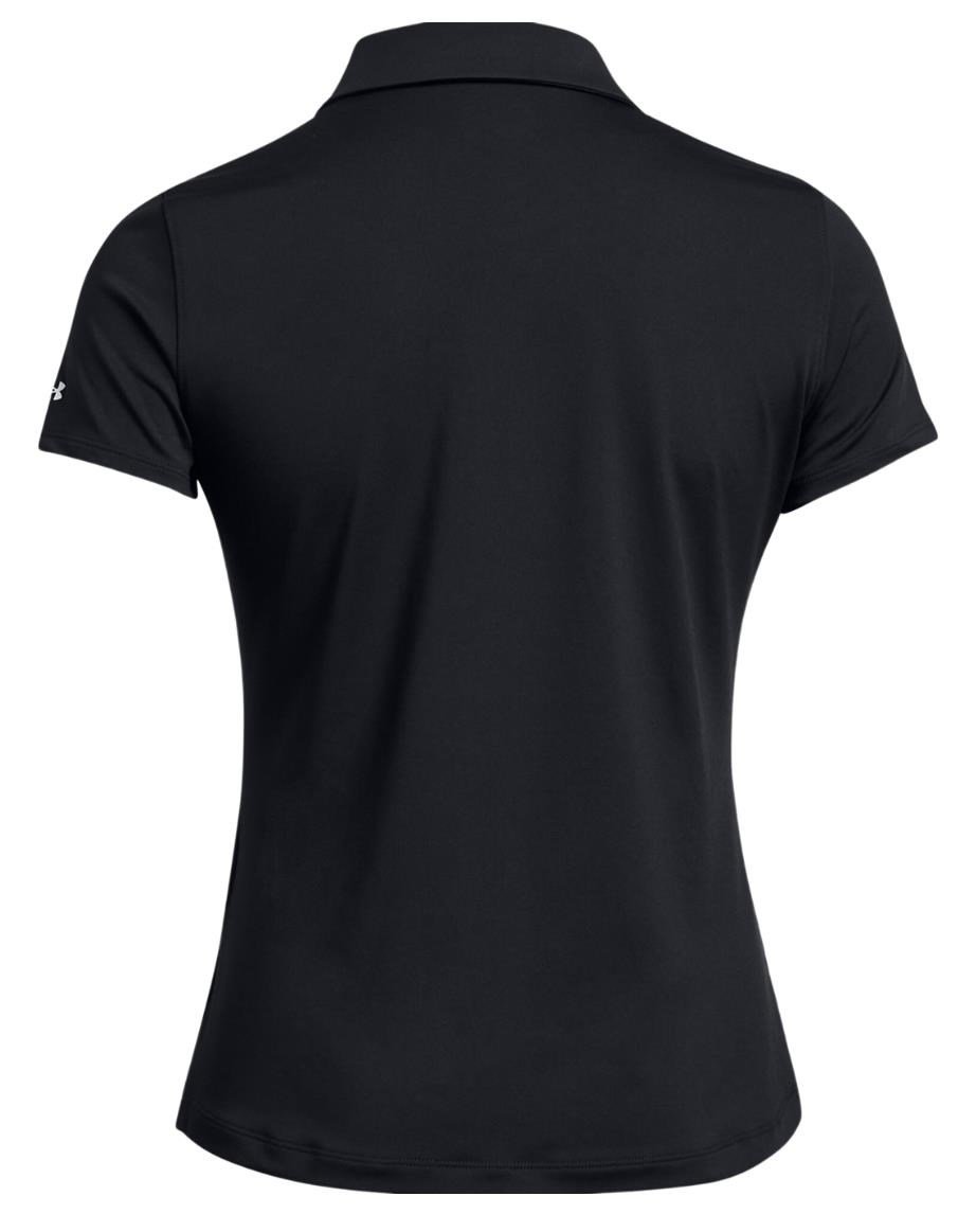 Under Armour Playoff dames polo, zwart