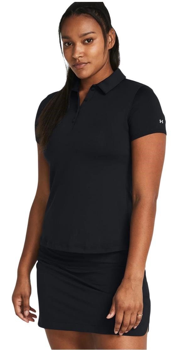 Under Armour Playoff dames polo, zwart