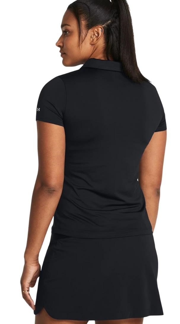 Under Armour Playoff dames polo, zwart