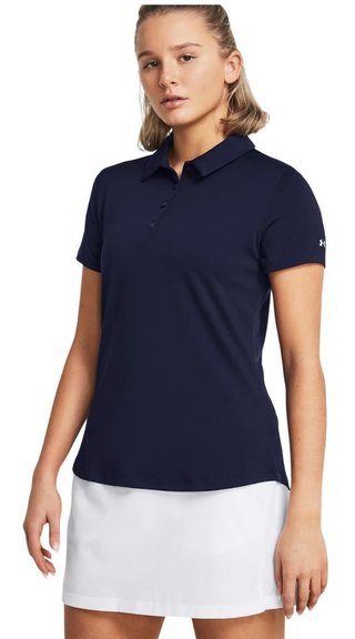 Under Armour Playoff dames polo, midnight navy/halo grey