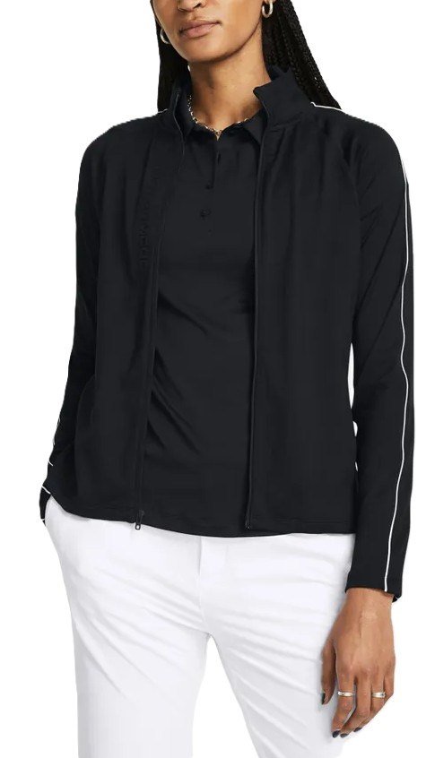 Under Armour Storm dames midlayer full zip, zwart/wit