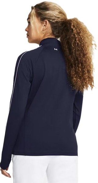 Under Armour Storm dames midlayer full zip, midnight navy/white