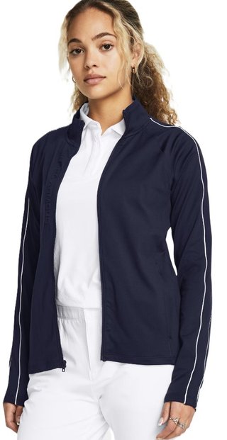 Under Armour Storm dames midlayer full zip, midnight navy/white