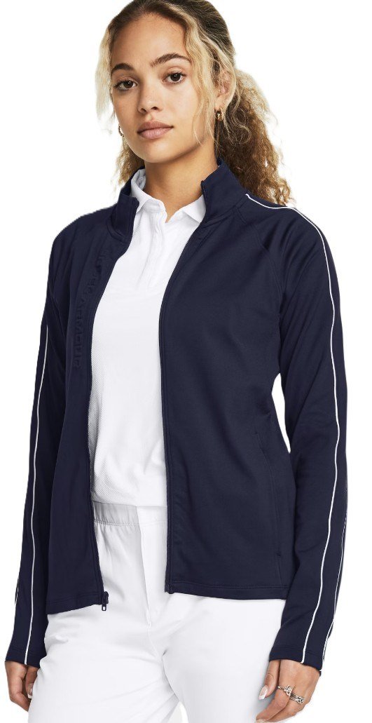 Under Armour Storm dames midlayer full zip, midnight navy/white