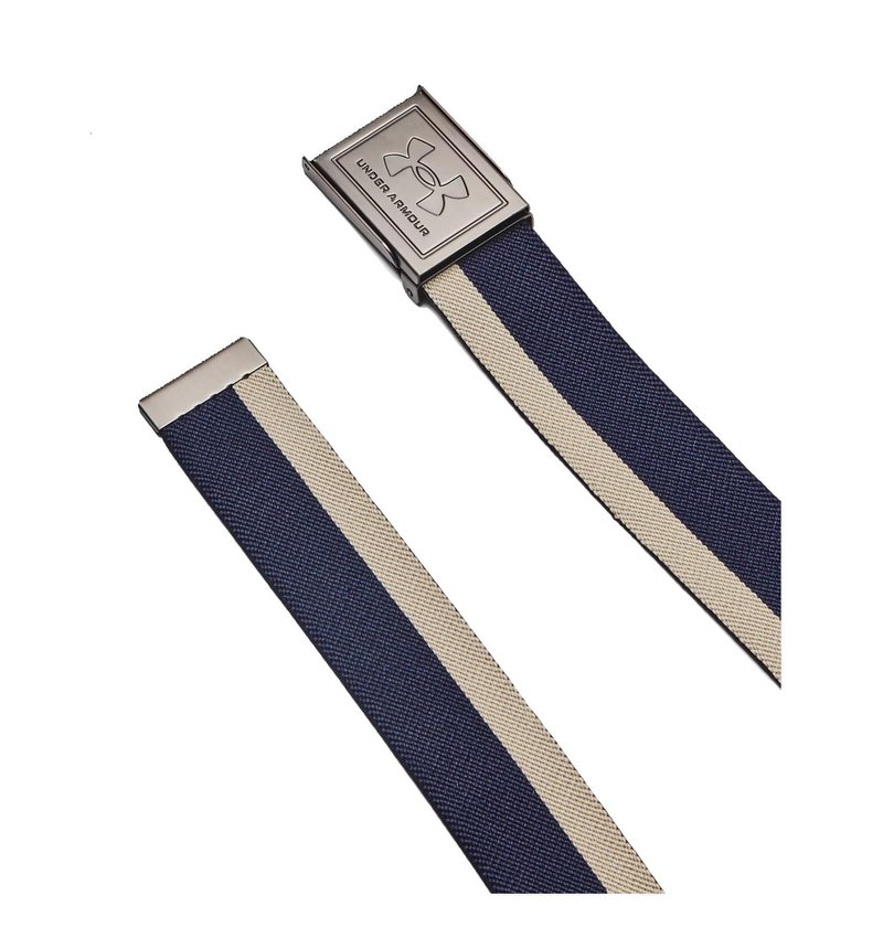 Under Armour Stretch Webbing heren riem, midnight navy/khaki base/castlerock