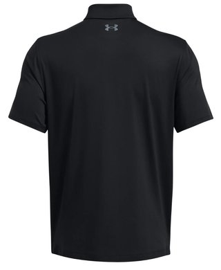 Under Armour T2G heren polo, zwart/pitch grey