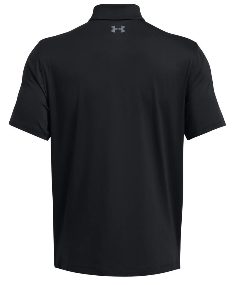 Under Armour T2G heren polo, zwart/pitch grey