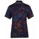 Under Armour Playoff 3.0 Printed heren polo, midnight navy/phoenix