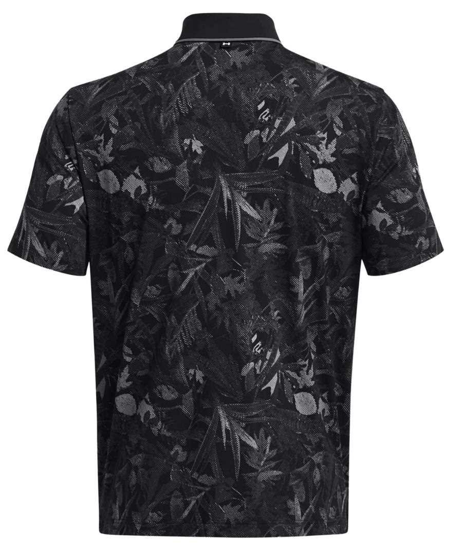 Under Armour Iso-Chill Edge heren polo, zwart/pitch gray