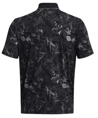 Under Armour Iso-Chill Edge heren polo, zwart/pitch gray