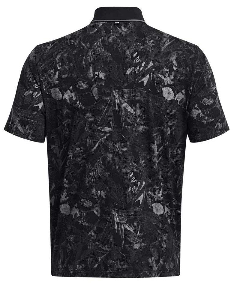 Under Armour Iso-Chill Edge heren polo, zwart/pitch gray