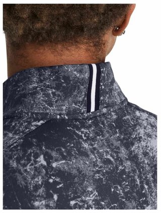 Under Armour Playoff Printed 1/4 Zip heren sweatshirt, downpour gray/midnight navy