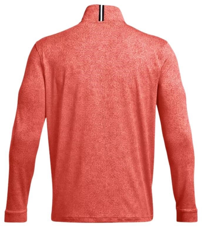 Under Armour Playoff Printed 1/4 Zip heren sweater, coho/red solstice/black